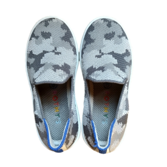Rothy's kids slip on shoes gray camo size K11 - Picture 1 of 11